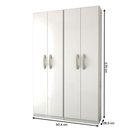 Ver imagem 4 de Lavanderia Completa Andorra 4 Portas 8 Prateleiras Branco Neve - Panorama Móveis