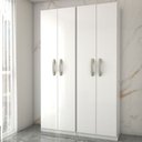 Ver imagem 6 de Lavanderia Completa Andorra 4 Portas 8 Prateleiras Branco Neve - Panorama Móveis