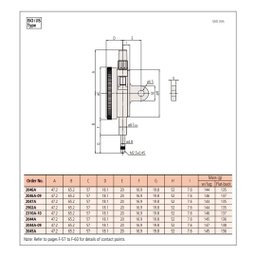 Relógio Comparador Mecânico - Cap. 0-10mm - Graduação 0,01mm - Mitutoyo - 7