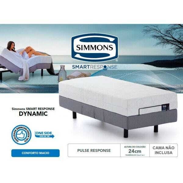 Colchão Solteirão Simmons Solteiro King Americano Smart Response Dynamic Látex - 096x203 - 2