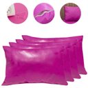 Ver imagem 1 de Kit 4 Fronhas Impermeáveis Antiácaro Rosa Pink Fechamento em Velcro