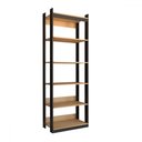 Ver imagem 3 de Closet Industrial Marseille 5 Prateleiras Black/brise - Panorama Móveis