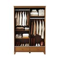 Ver imagem 4 de Guarda-Roupa Correr 2 Portas 2 Gavetas Sol 100% Madeira Maciça