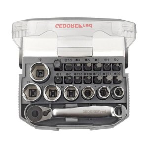 Jogo de Soquete Sextavado 1/4" 6 a 13mm Gedore Red 3300026 3300026