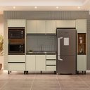 Ver imagem 1 de Armário de Cozinha Modulada Completa 5 Peças 306,8cm sem Tampo 250031 Koya Politorno Móveis