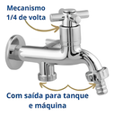 Ver imagem 7 de Torneira para Tanque e Máquina Manopla Estrela - Fc-87