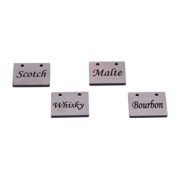 Placas para Bebidas Scotch 4 Peças Quartzo Rojemac - 3