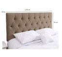 Ver imagem 4 de Cabeceira Cama Box Capitonê Queen 1.58 Jade:Bege