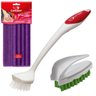 Kit Limpa Cozinha 2 Escovas e Pano 2 em 1 - 1