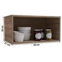 Ver imagem 3 de Módulo Cozinha Kappesberg Maxxi Armário G772 c/ 1 Porta Basculante 60cm Polipropileno Branco