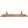 Prateleira Industrial Mão Francesa Madeira Pinus Maciça 80CM:IPÊ - 2