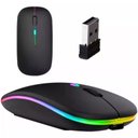 Ver imagem 3 de Mouse sem Fio Recarregável Led Rgb Clique Silencioso 2.4 Hz