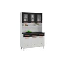 Ver imagem 5 de Kit de Cozinha Compacta Mirage New Aço 6 Portas e 3 Gavetas 120cm Branco - Telasul