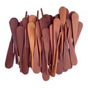 Ver imagem 1 de Kit 100 Peças Espátula Mineira Patê de Pau Madeira 16 cm