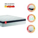 Ver imagem 3 de Colchão Casal CELUPLAS Molas Ensacadas Real 138x188x27cm Cinza / Grafite - Suporta até 130Kg por Pessoa