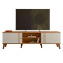 Ver imagem 4 de Rack 180 cm 2 Portas para TV Ate 75 Polegadas Molly Ptl:Nature Off White