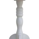 Ver imagem 4 de Mesinha MDF de apoio lateral canto tripé palito branca colonial