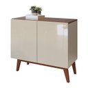 Ver imagem 1 de Buffet Aparador Ares 2 Portas Off-White com Freijó