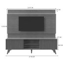 Ver imagem 2 de Painel Aros com LED e Rack Gaia 220cm para TV 65" 2 Portas:Naturalle