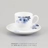 Conjunto 6 xícaras de Chá com Pires de Porcelana 200ml Eden Bleu Rojemac - 1