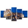 Quadros Decorativos 5 Peças Coliseu Roma Italia Museu - 1
