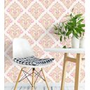 Ver imagem 4 de Papel De Parede Rosa Bege Cinza Para Sala Quarto