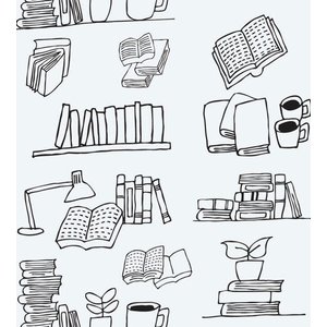 Papel De Parede Para Sala Quarto De Estudos Cinza E Detalhes Preto