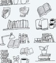 Ver imagem 1 de Papel De Parede Para Sala Quarto De Estudos Cinza E Detalhes Preto