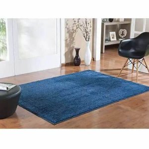 Tapete Quadrado 200 X 200cm Classic Azul Jeans Oasis
