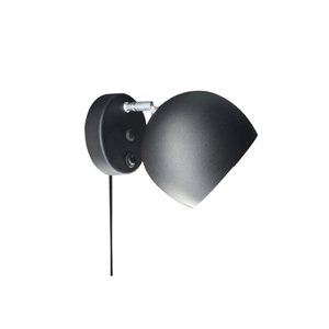 ARANDELA PAVIA BOLA PRETO Enerlux