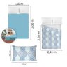Jogo de Cama Queen Size 130 Fios Fiori - Gael (7430-1) - 5