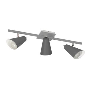 Spot Luminária PT03 Moderno 20x12x60cm 1 Unidade Prata