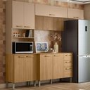Ver imagem 2 de Cozinha 4 Pecas Urbane 260 Cm Freijo Vanilla Cp Ripado Freijo Ktp