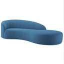 Ver imagem 2 de Divã Recamier Orgânico França 220cm Lado Direito Linho