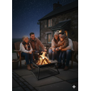 Ver imagem 3 de Lareira 50cm P/ Jardim Fogueira Externa Portatil a Lenha