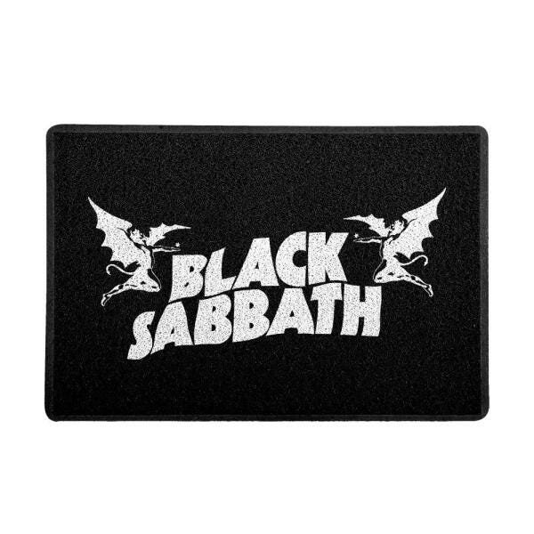 Capacho Black Sabbath Preto 0,40x0,60M - Beek