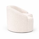 Ver imagem 6 de Sofá Curvo Dunas 3 Lugares 210cm Bouclé Off White - Sallar Home