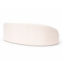 Ver imagem 7 de Sofá Curvo Dunas 3 Lugares 210cm Bouclé Off White - Sallar Home