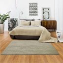 Ver imagem 1 de Tapete Felpudo Clemant N Verde-Chá 1,50x2,00M - Kriar Tapetes