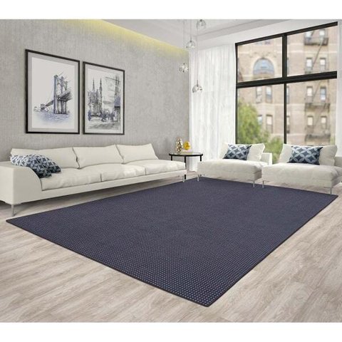 Tapete para Sala Cotton Jeans Chumbo 2,00x2,90M - São Carlos