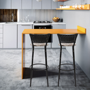 Ver imagem 6 de Kit 2 Cadeiras Alta 80cm para Balcão Ilha Bancada Área Gourmet Bar Piscina Banqueta Itagold