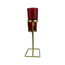 Ver imagem 2 de Candelabro Decorativo Natalino com 2 Velas - 17x23,5x8cm Prime Home Decor