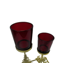 Ver imagem 3 de Candelabro Decorativo Natalino com 2 Velas - 17x23,5x8cm Prime Home Decor