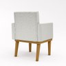 Cadeira Poltrona Com Base Reforçada Black Friday LinhoBege - 3