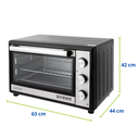 Ver imagem 6 de Forno de Bancada Elétrico Forninho 46l Grande Black&decker