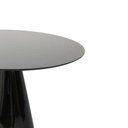Ver imagem 3 de Mesa Lateral Cone Laqueado Preto 51cm