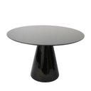 Ver imagem 1 de Mesa Lateral Cone Laqueado Preto 51cm