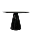 Ver imagem 2 de Mesa Lateral Cone Laqueado Preto 51cm