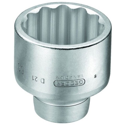 Soquete Estriado Encaixe 1" - 60mm Gedore 018006 018006