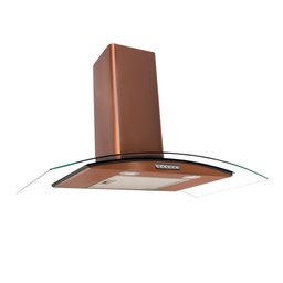 Coifa Fogatti Parede Vidro Curvo Duto Slim 80 Cm - 1